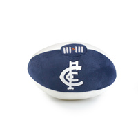 AFL Plush Footy 18cm Carlton Blues First Football Toy 500183433