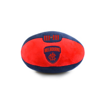 AFL Plush Footy 18cm Melbourne Demons First Football Toy 500183471
