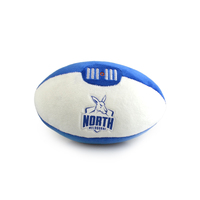 AFL Plush Footy 18cm North Melbourne Kangaroos First Football Toy 500183488