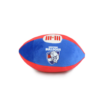 AFL Plush Footy 18cm Western Bulldogs First Football Toy 500185772