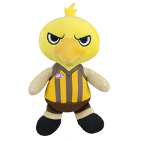 AFL Plush Rascal Mascot 20cm Hawthorn Hawks Official Collectibles 500208919