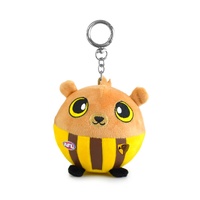 AFL Squishii Bag Charm 7cm Hawthorn Hawks AFL Official Fan Collectible, 500073630