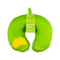 Korjo Neck Cushion Squinchy Pillow Aussie Map Travel Accessories SQAUSM