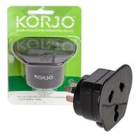 Korjo Adaptor For South Africa & India Plugs In Australia AA08