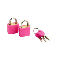 Korjo Luggage Locks 2-Pack 20mm Pink Travel Accessories LLC20