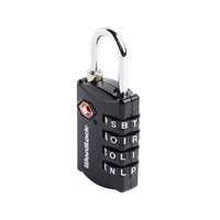 Korjo Luggage Lock Wordlock TSA Compliant Black Travel Accessories WLLL