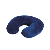 Korjo Neck Cushion Memory Foam Pillow Blue Travel Accessories MEMBLU