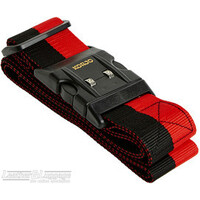 Korjo Luggage Strap w/ Combination Lock 185cm Red Travel Accessories LSC96
