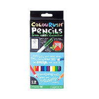 Micador Colourush - Colouring Pencils- Green Earth Collection 12 Pack