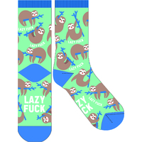 Frankly Funny Novelty Socks Lazy Sloth Men Women One Size Fits Most