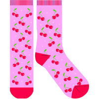 Frankly Funny Novelty Socks Cherries Men Women One Size Fits Most