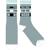 Frankly Funny Novelty Socks Here For Beer Men Women One Size Fits Most