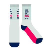 EJF Frankly Funny Novelty Socks, One Size Fits Most - I'm Kind of a Big Deal E7090