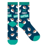 EJF Frankly Funny Novelty Socks, One Size Fits Most - Coffee E7380