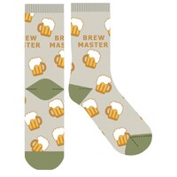 EJF Frankly Funny Novelty Socks, One Size Fits Most - Brew Master E8863