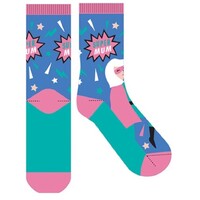 EJF Frankly Funny Novelty Socks, One Size Fits Most - Super Mum E9113