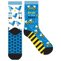EJF Frankly Funny Novelty Socks, One Size Fits Most - Odd Bird Bees E9119