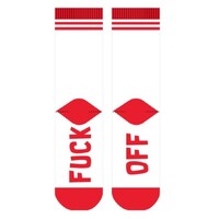 EJF Frankly Funny Novelty Socks, One Size Fits Most - Foff Red E9939