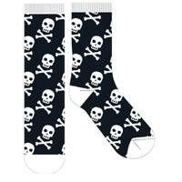 EJF Frankly Funny Novelty Socks, One Size Fits Most - Glow Skull E9942