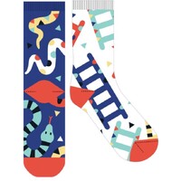 EJF Frankly Funny Novelty Socks, One Size Fits Most - Snakes N Ladders