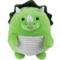 Momoko Plush 25cm Squish Dinosaur Green, E10243