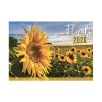 2026 Calendar Florals 16-Month Horizontal Wall, Design Group CAL26005