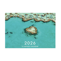 2026 Calendar Australia 16-Month Horizontal Wall, Design Group CAL26007