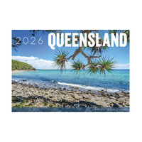 2026 Calendar Queensland 16-Month Horizontal Wall, Design Group CAL26012