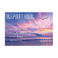 2026 Calendar Inspirational 16-Month Horizontal Wall, Design Group CAL26019