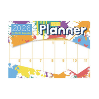 2026 Calendar The Planner 14-Month Horizontal Wall, Design Group CAL26025