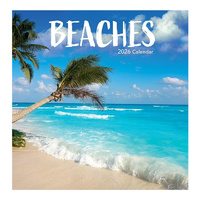 2026 Calendar Beaches Square Wall, Design Group CAL26038