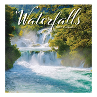 2026 Calendar Waterfalls Square Wall, Design Group CAL26041