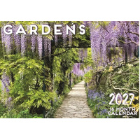 2027 16-Month Calendar Design Group Gardens Horizontal Wall, CAL27024