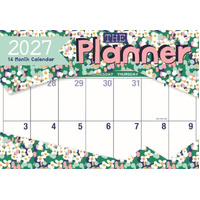 2027 14-Month Calendar Design Group The Planner Horizontal Wall, CAL27025