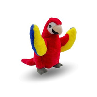 Eco Buddies Puppet 25cm Scarlet Macaw, ECOPT108