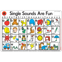 Learning Can Be Fun Placemat: Single Sounds Are Fun