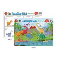 Learning Can Be Fun - Practise Mat - Dinosaurs