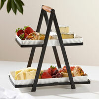 Ladelle Serve & Share Classica 2 Tier Serving Tower