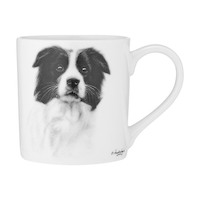 Ashdene Delightful Dogs Mug Border Collie, Best Gifts for Dog Lovers 519714 Ladelle