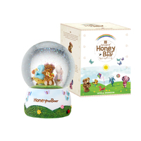 Ashdene Honey Pot Bear - Musical Snowglobe 897335 Ladelle