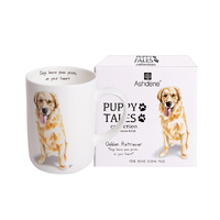 Ashdene Puppy Tales Large Can Mug Golden Retriever, The Ladelle Group 520691