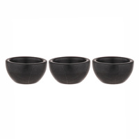 Tempa Emerson Mini Pinch Bowl 3 Pack Black, The Ladelle Group 897287
