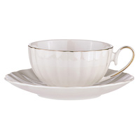 Ashdene Parisienne Pearl Cup & Saucer White, The Ladelle Group 521167