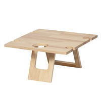 Tempa Fromagerie Collapsible Picnic Table Square, The Ladelle Group 897712