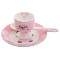 Marja Leena Baby's First Egg Cup Set 3-Piece Pink, Baby Gift, Gibson Gifts 20357