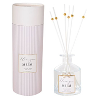 Reed Diffuser Jewelled I Love You Mum, Great Gift For Her, Gibson Gifts 20484