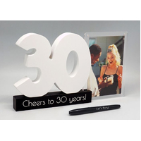 Signature Frame Celebration 30th Birthday, Guest Signatures, Gibson Gifts 20785