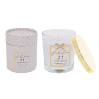 Scented Candle Jewelled Fabulous 21 Happy Birthday, Gift For Her, Gibson Gifts 20846