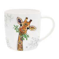 Bug Art Kooks Mug 400mL Gina Giraffe, Gibson Gifts 21156
