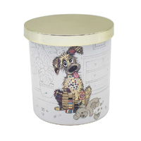 Bug Art Kooks Scented Candle Murphy Mutt Hand Poured Boutique Candle Cashmere & Silk, 26042